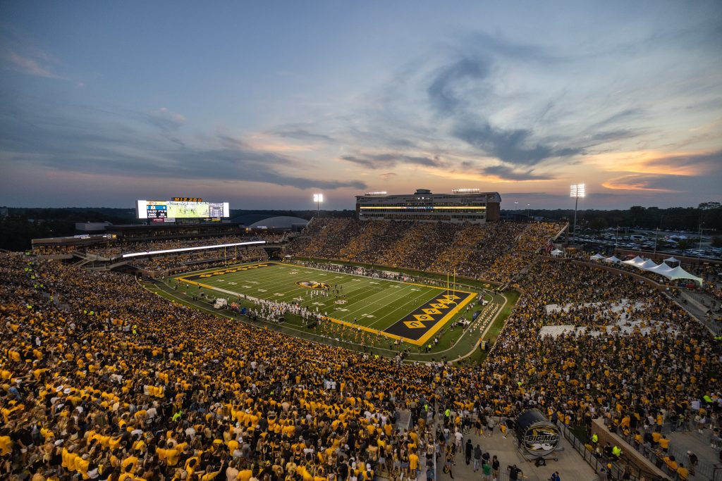 Faurot Field during a Mizzou football game
